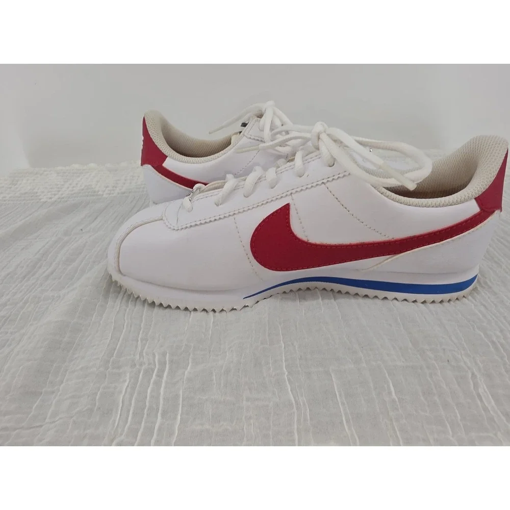 Nike Cortez Basic SL White Red Blue 904764-103 Kids 6.5Y Fits Women's 8 Sneaker